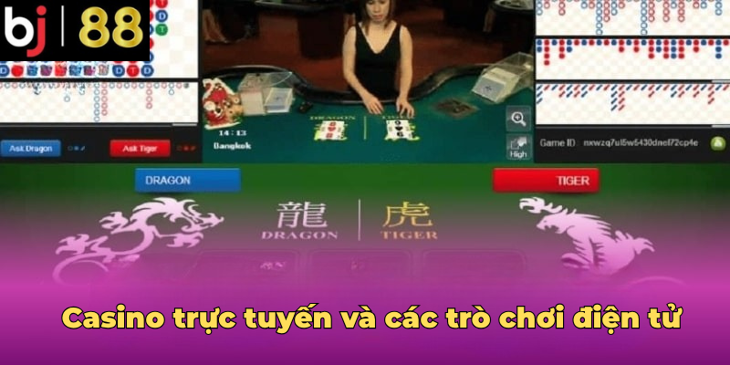 Casino trực tuyến và các trò chơi điện tử