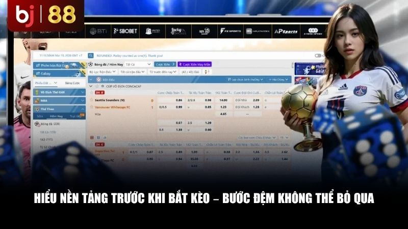 Những yếu tố nền tảng để việc áp dụng cách bắt kèo bóng đá chính xác hơn