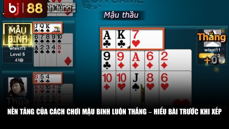 Cách Chơi Mậu Binh Luôn Thắng: 5 Bí Kíp Xếp Bài Của Các Cao Thủ Nền tảng của cách chơi Mậu Binh luôn thắng – hiểu bài trước khi xếp